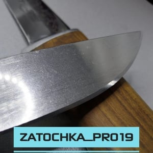 Заточка охотничьих ножей с точной выдержкой угла в Абакане